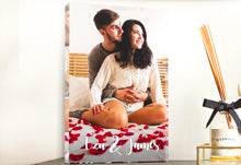 Anniversary Gifts Featuring Full Color Printed Freestanding Acrylic Picture With Names