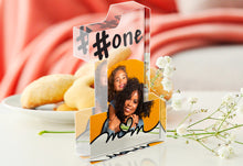 Full Color Number One Acrylic Award Near Plate Of Cookies.