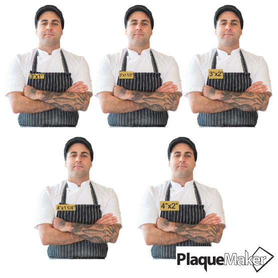 Custom Magnetic Name Badges - Full Color Magnetic Name Tags, Aluminum