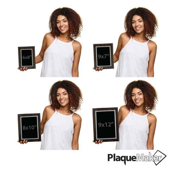 Personalized Florentine silver plaques with a special message and your artwork. Available in four different sizes.