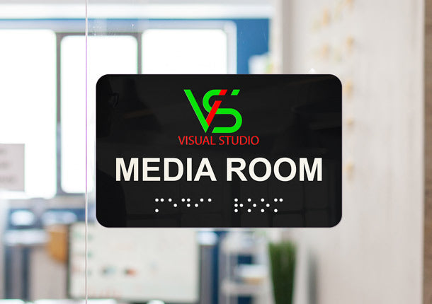 ADA Signs with Braille