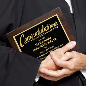 Retirement Plaques